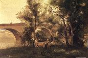 Corot Camille seine al bridge oil painting reproduction